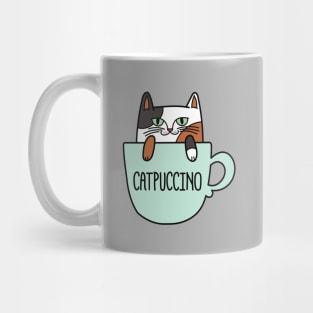 Catpuccino in Calico Mug